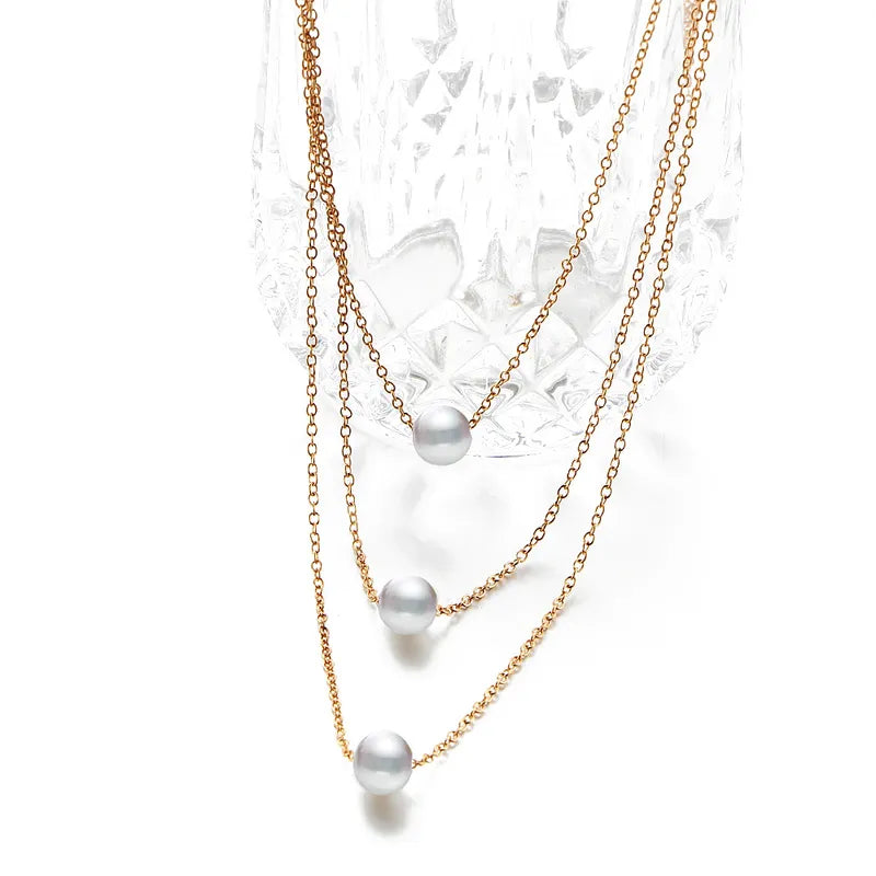 Pearl Drape Necklace image 2