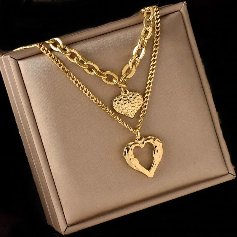 Hip-Hop Heart Shape Necklace image 3