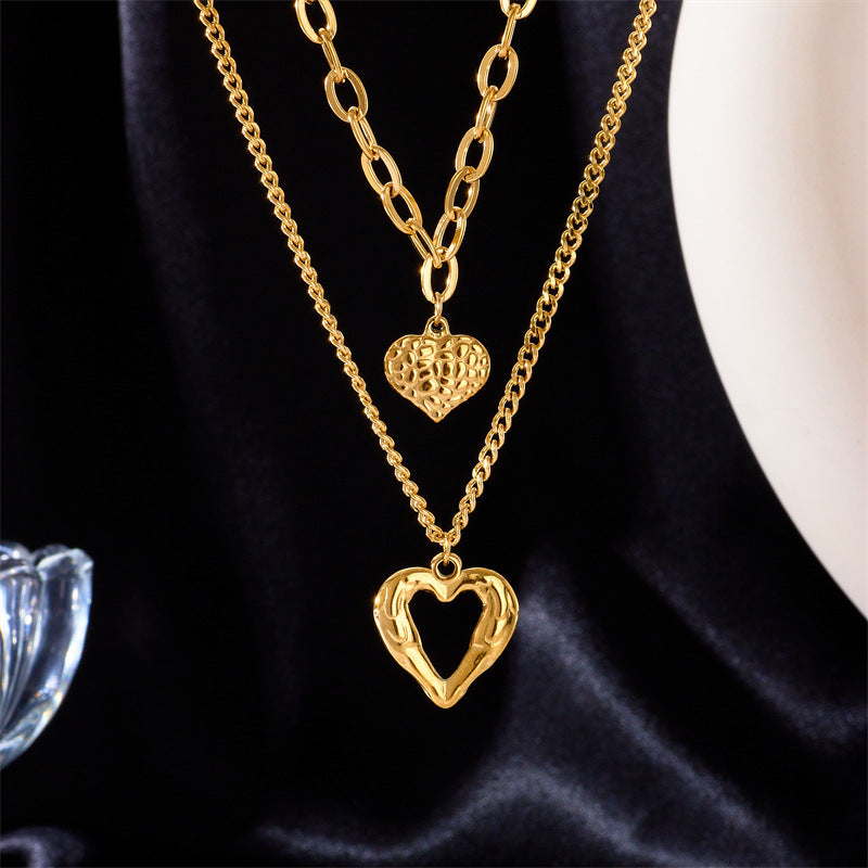 Hip-Hop Heart Shape Necklace image 0