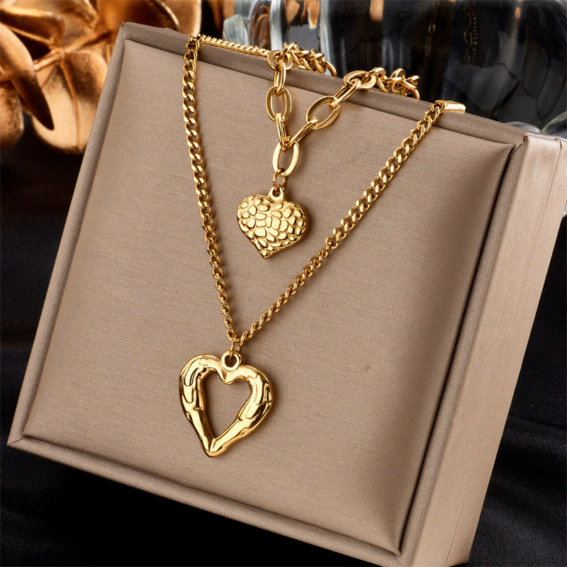 Hip-Hop Heart Shape Necklace image 1