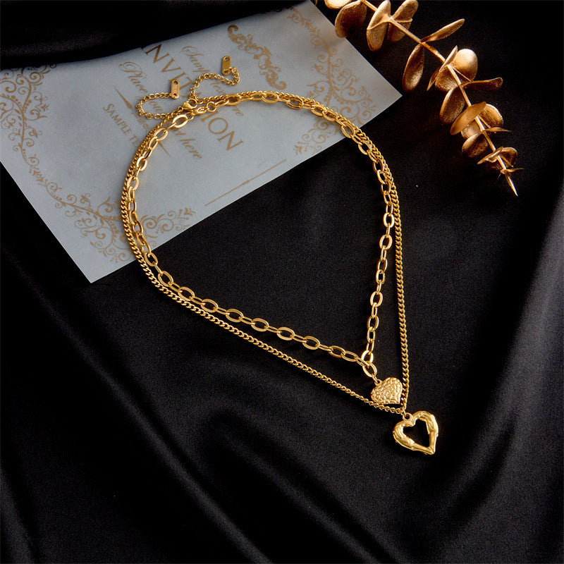 Hip-Hop Heart Shape Necklace image 2