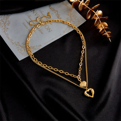 Hip-Hop Heart Shape Necklace image 2