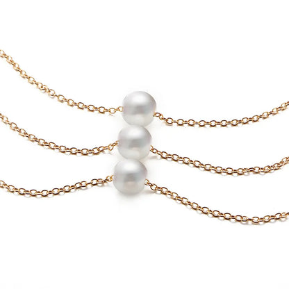 Pearl Drape Necklace image 1