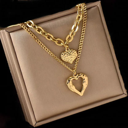 Hip-Hop Heart Shape Necklace image 3