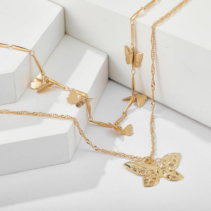 Bohemian Butterfly Necklace image 1