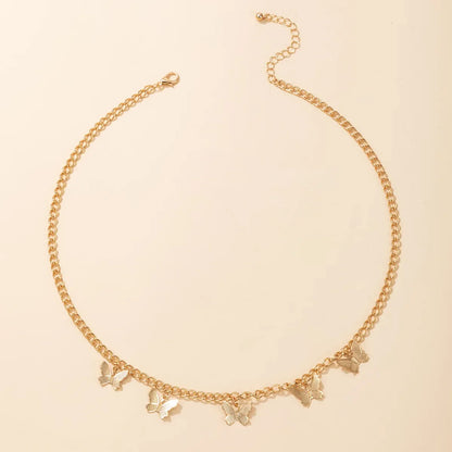 Butterfly Tassel Boho Necklace image 1