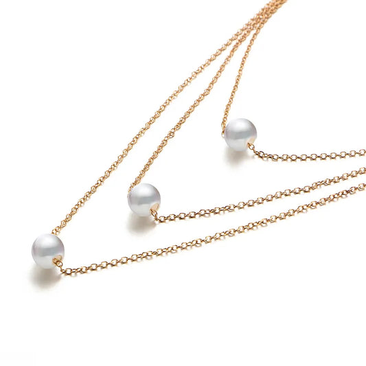 Pearl Drape Necklace image 0