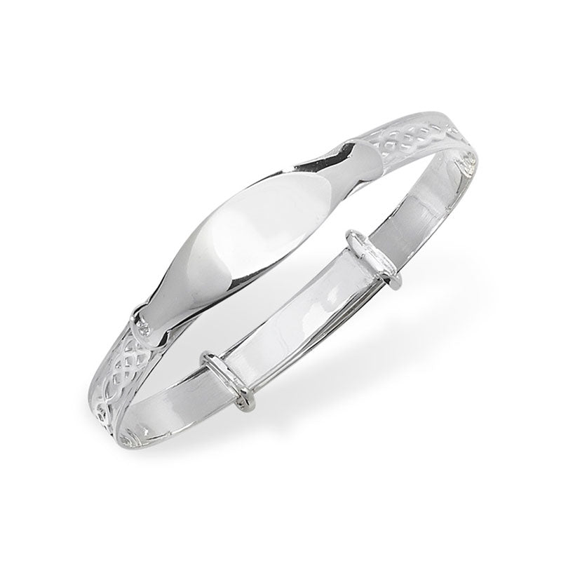 Sterling Silver Kids ID Baby Bangle – Baby Bracelet | Baby Jewellery Gift