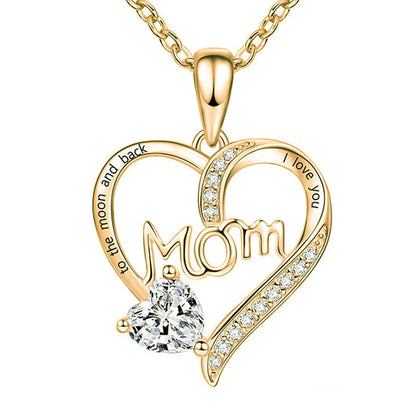 Mother's Love Gleam Pendant and Necklace - Gold Plated image