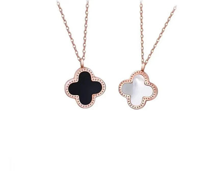 Dual Symmetry Clover Necklace image 1